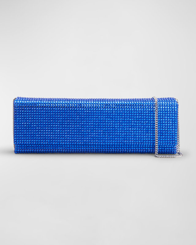Amini Paloma Flap Crystal Clutch Bag